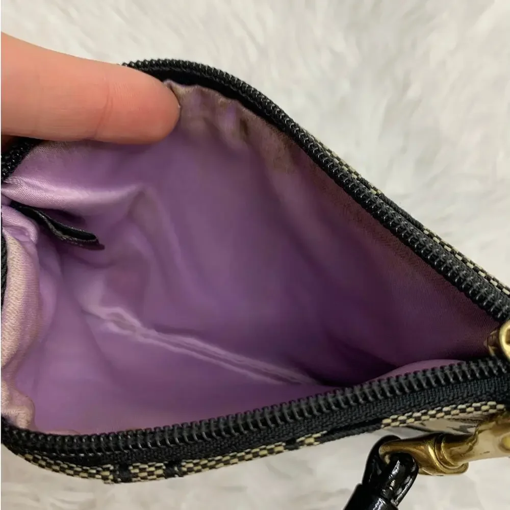 Coach y2k Black Wristlet